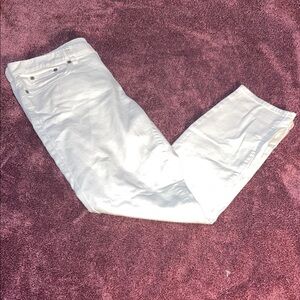 J. Crew Women's Straight Leg Jeans in White